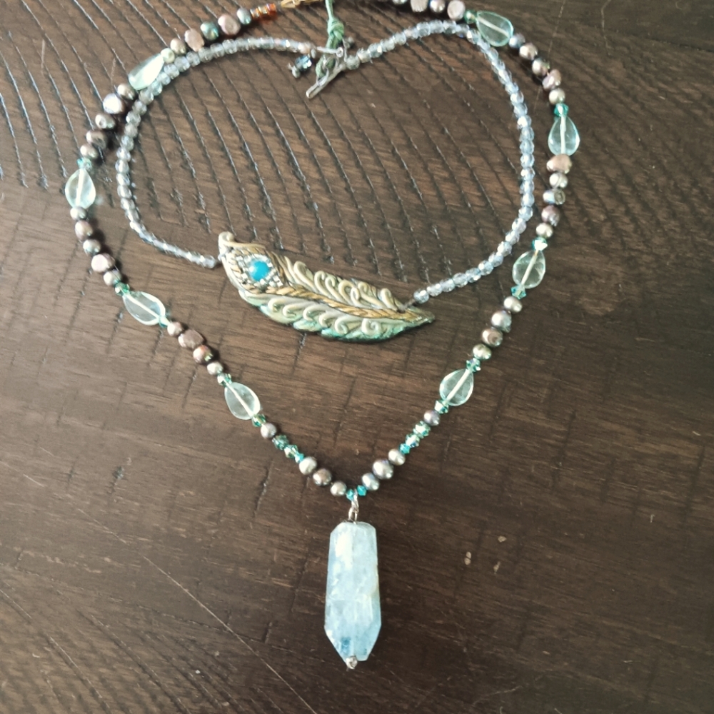 2 OOAK Hand Made Necklaces